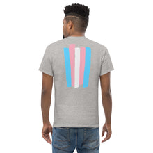 Load image into Gallery viewer, Heavyweight tee (Transgender Pride Flag)
