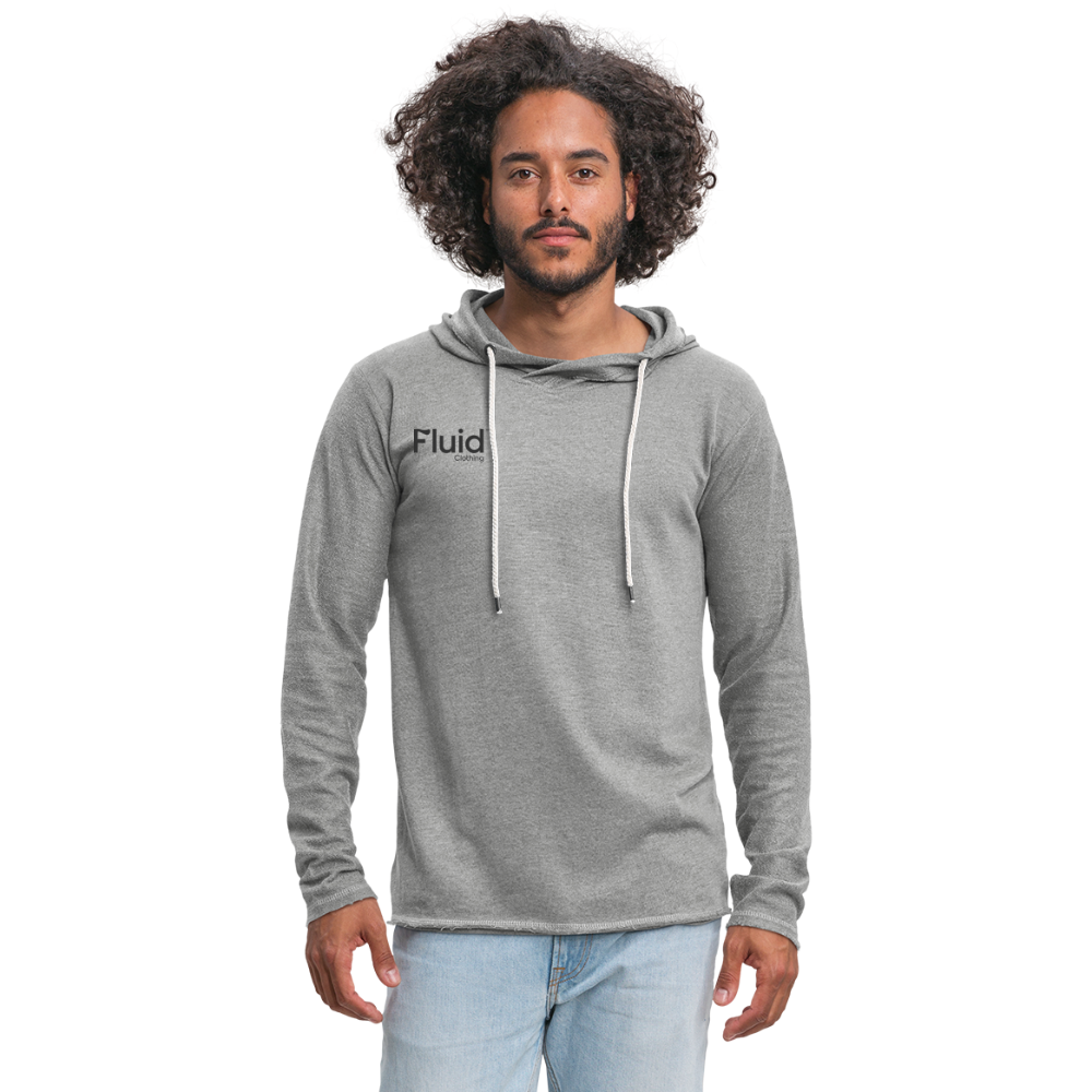 Unisex Lightweight Terry Hoodie - heather gray