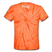 Load image into Gallery viewer, Unisex Tie Dye T-Shirt - spider orange
