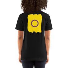 Load image into Gallery viewer, Short-Sleeve Unisex T-Shirt (Intersex Pride Flag)
