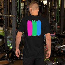 Load image into Gallery viewer, Short-Sleeve Unisex T-Shirt (Polysexual Pride Flag)
